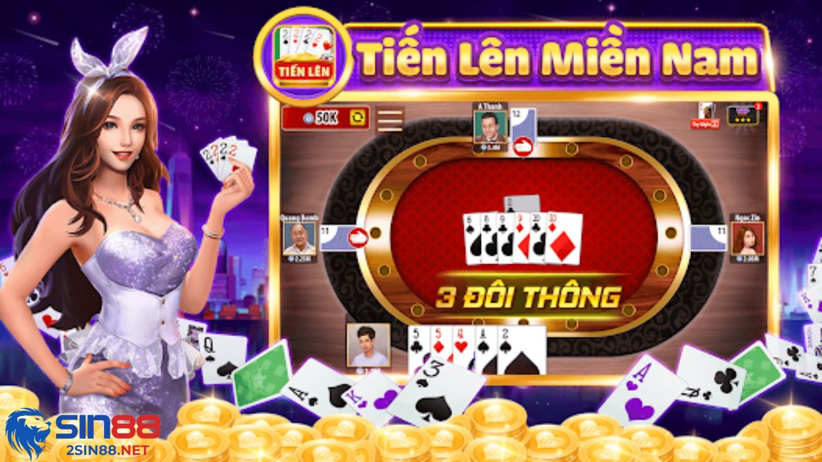 Tựa game bài tiến lên miền Nam hot hit 